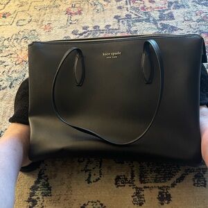Kate Spade Black Leather Tote